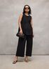 Organic Cotton Poplin Round Neck Long Top