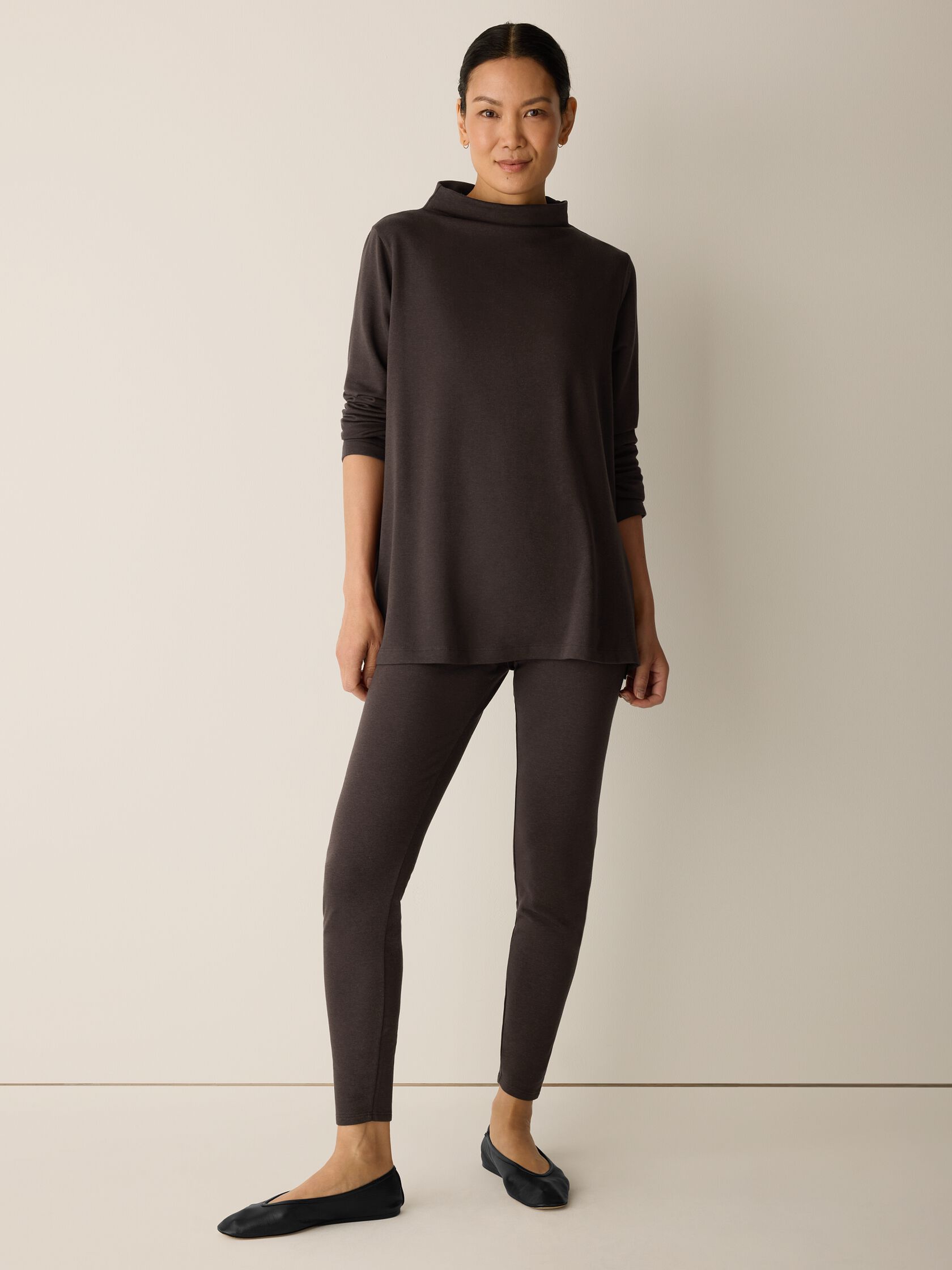 Cozy Brushed Terry Hug High-Waisted Leggings