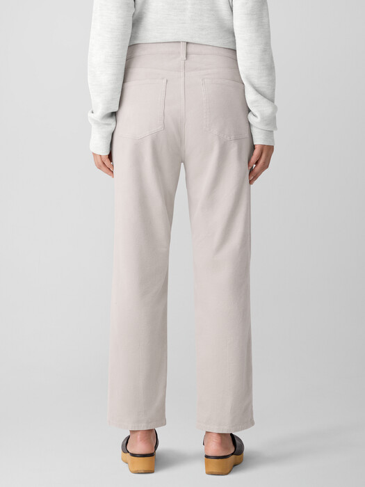 Organic Cotton Stretch Corduroy Straight Pant
