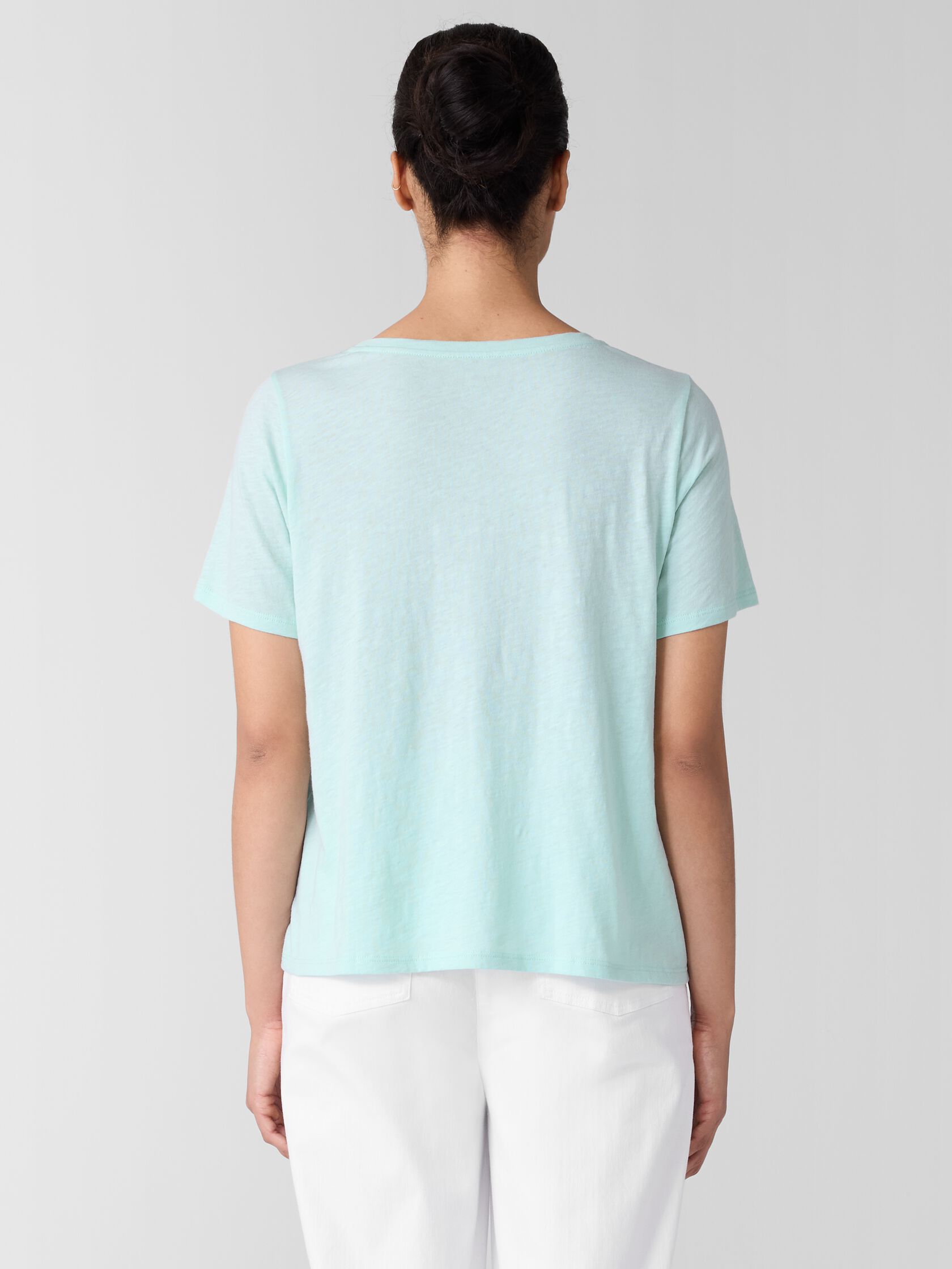 Organic Cotton Slubby Jersey Pocket Tee