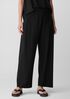 Stretch Jersey Knit Pleated Straight Pant