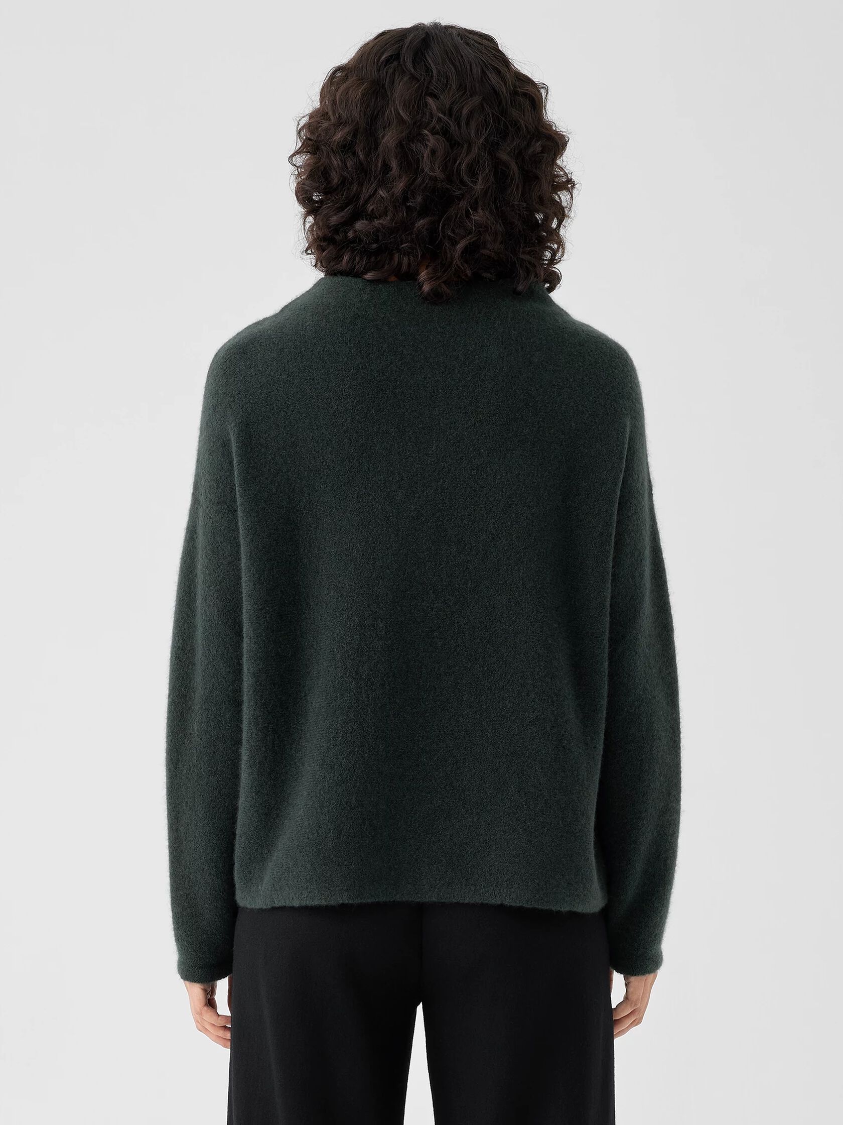 Cashmere Silk Bliss Funnel Neck Top