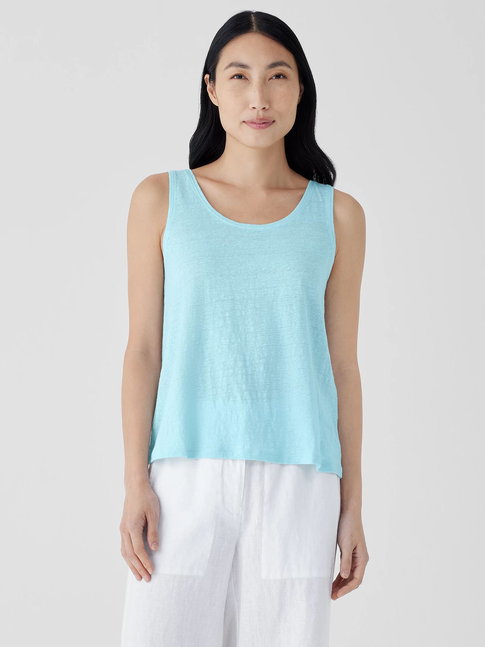 Organic Linen Jersey Tank