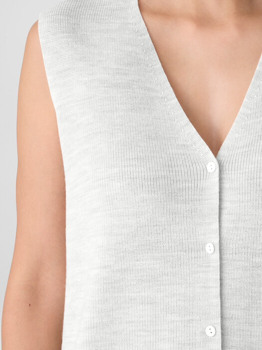 Merino Vest in Regenerative Wool