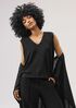 Wool Shimmer Vest in Regenerative Wool