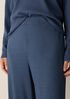 Organic Cotton Rib Straight Sleep Pant