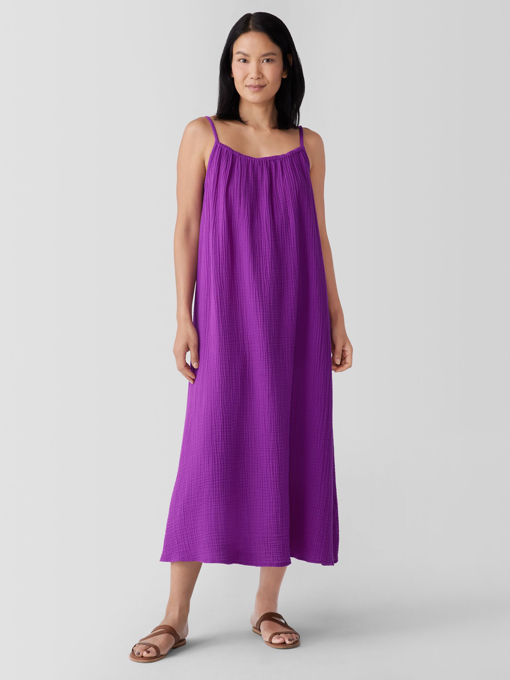 Organic Cotton Lofty Gauze Cami Dress