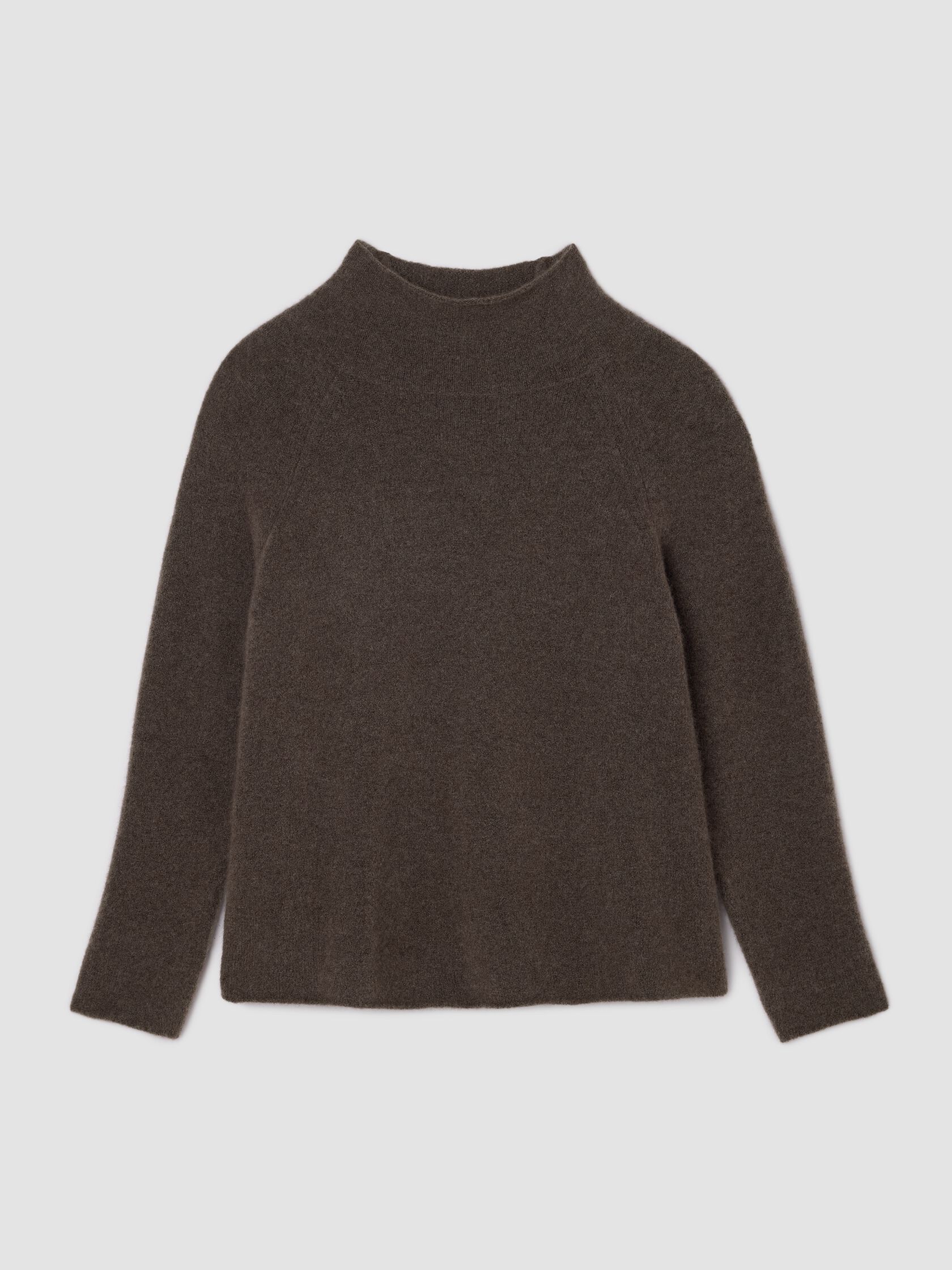 Cashmere Silk Boucle Bliss Turtleneck Top