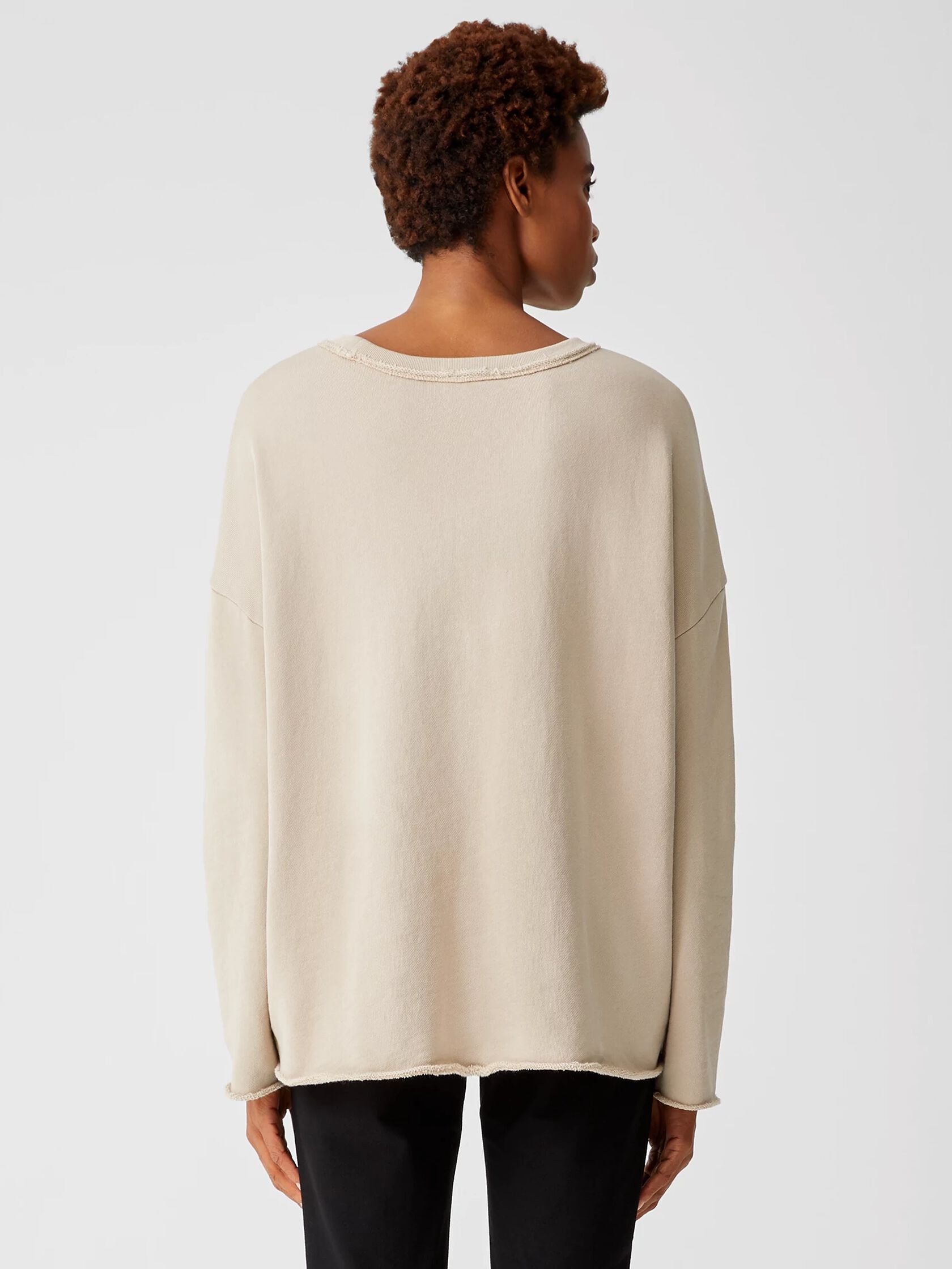 Organic Cotton French Terry Boxy Tunic