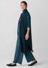 Lightweight Boiled Wool Shawl Collar Vest in Regenerative Wool