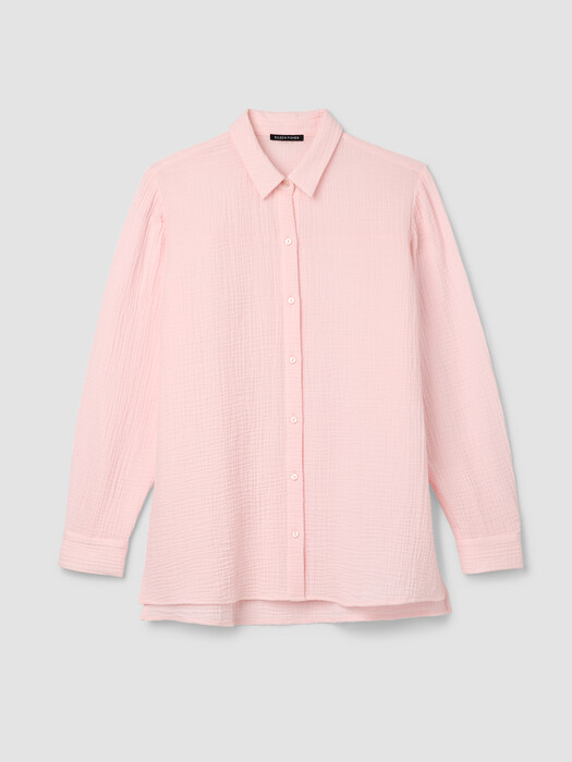 Organic Cotton Lofty Gauze Classic Collar Shirt