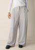 Lightweight Ponte Pleated Wide-Leg Pant