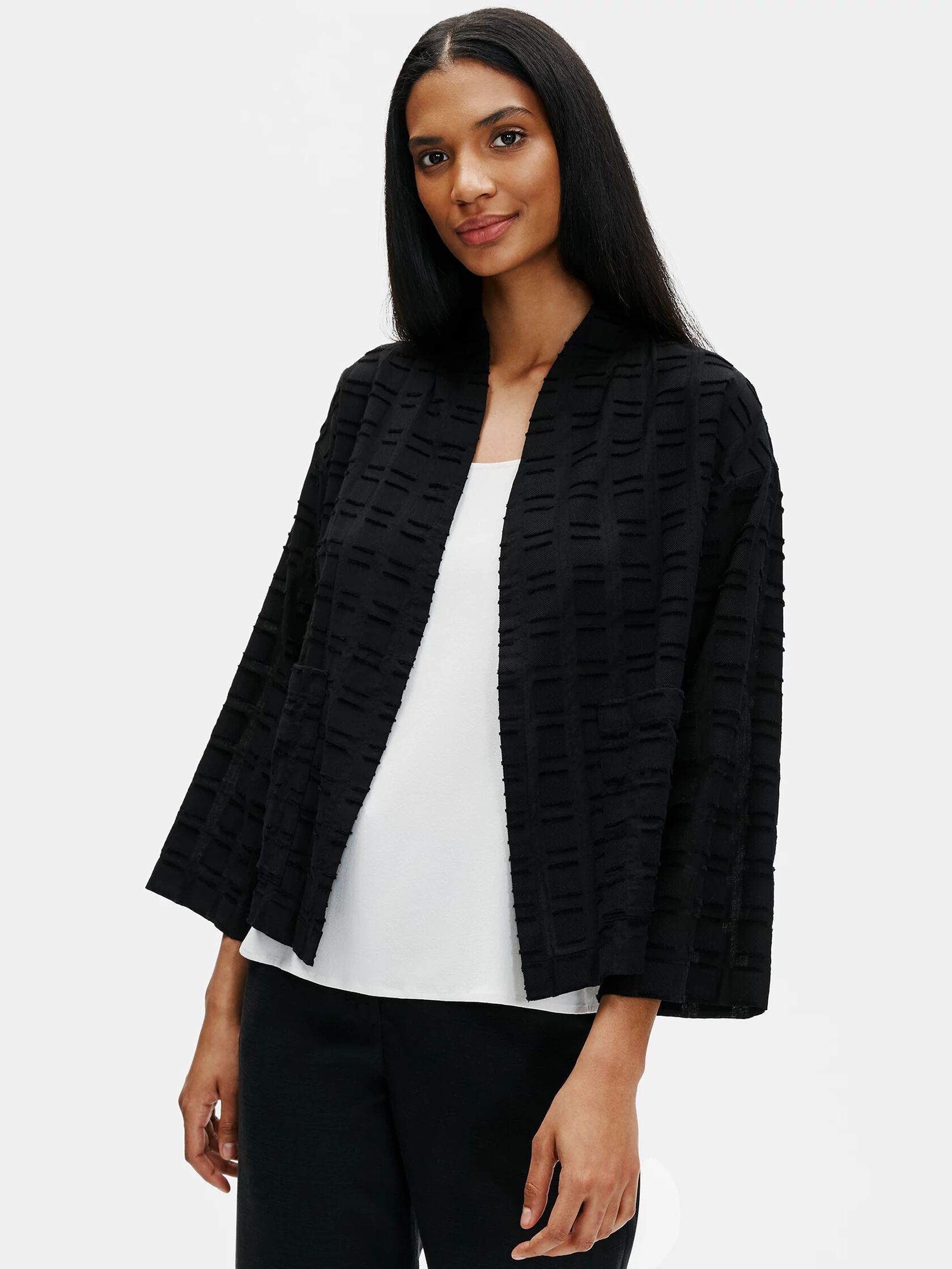 Organic Cotton Shadow Square Jacket