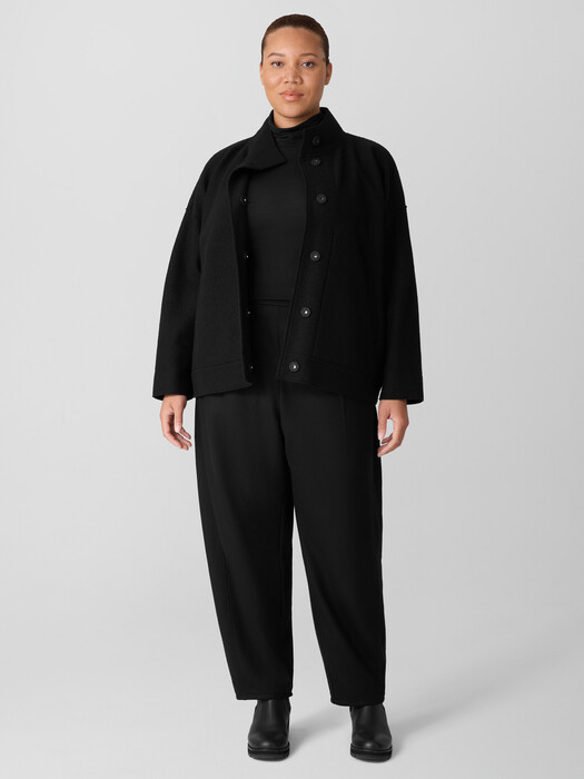 Felted Wool Jersey Lantern Pant in Regenerative Wool