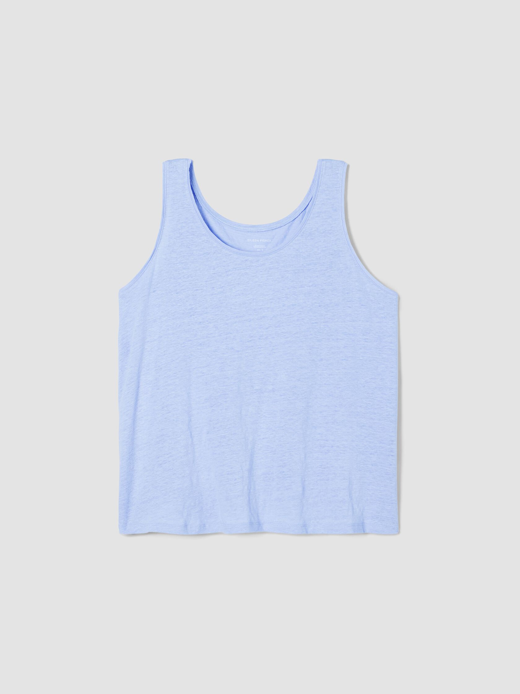Organic Linen Jersey Scoop Neck Tank