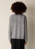 Cashmere Fluff High Collar Cardigan