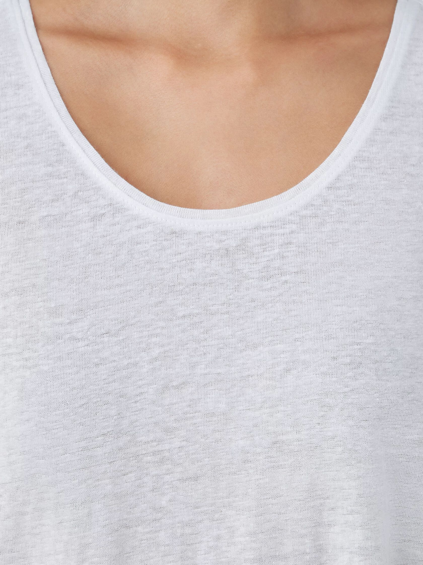 Organic Linen Jersey Long Tank