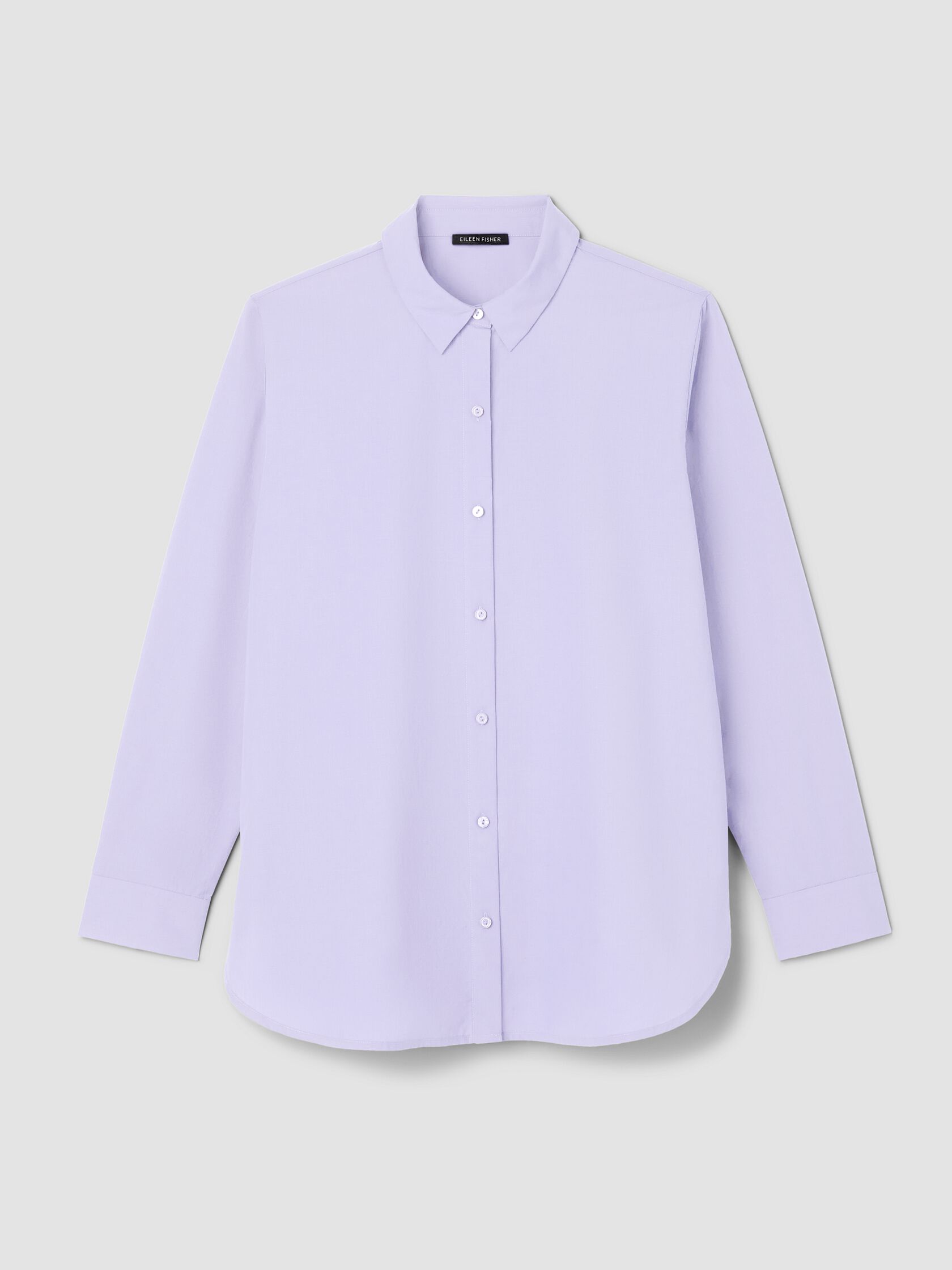 Organic Cotton Poplin Classic Collar Shirt