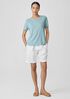 Organic Linen Jersey Crew Neck Tee