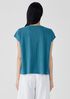 Organic Linen Jersey V-Neck Tee