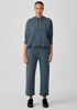 Organic Cotton French Terry Straight Pant