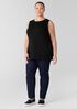 Stretch Jersey Knit Long Tank