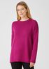 Peruvian Organic Cotton Blend Crew Neck Top