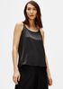System Stretch Silk Charmeuse Cami