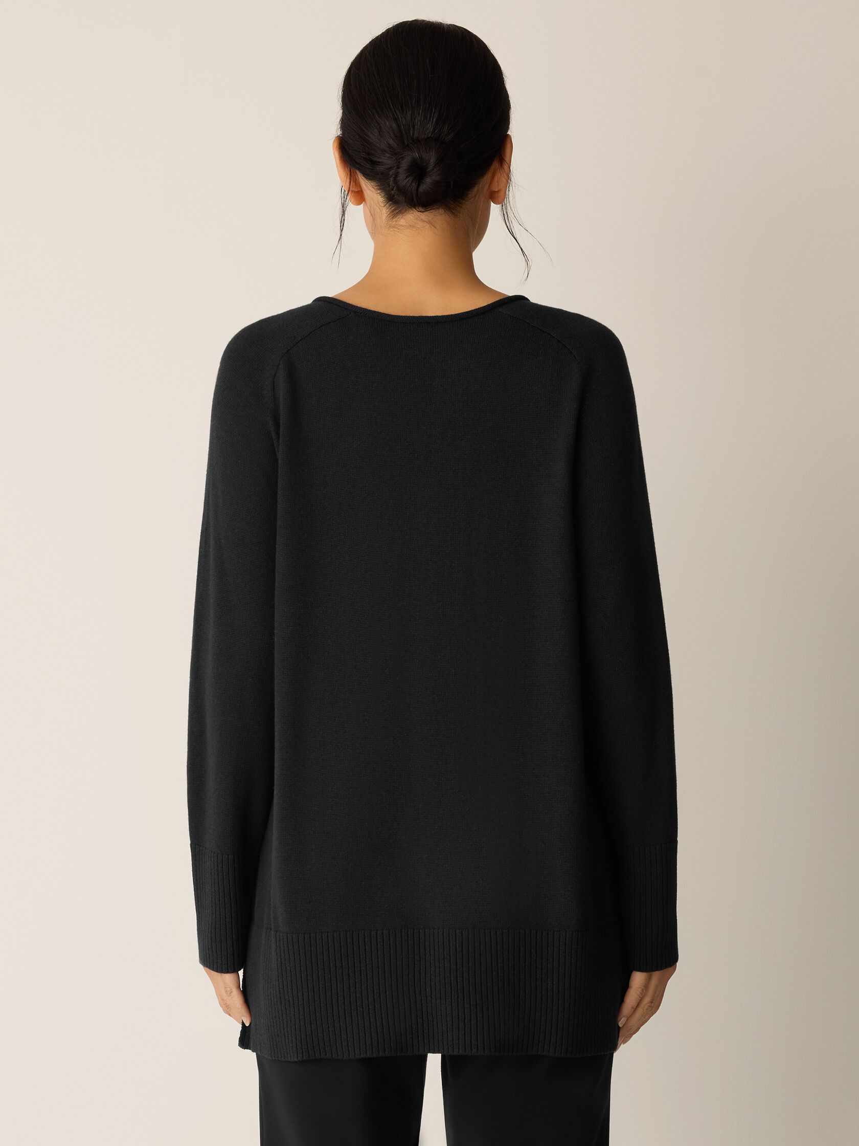 Peruvian Cotton Blend V-Neck Top