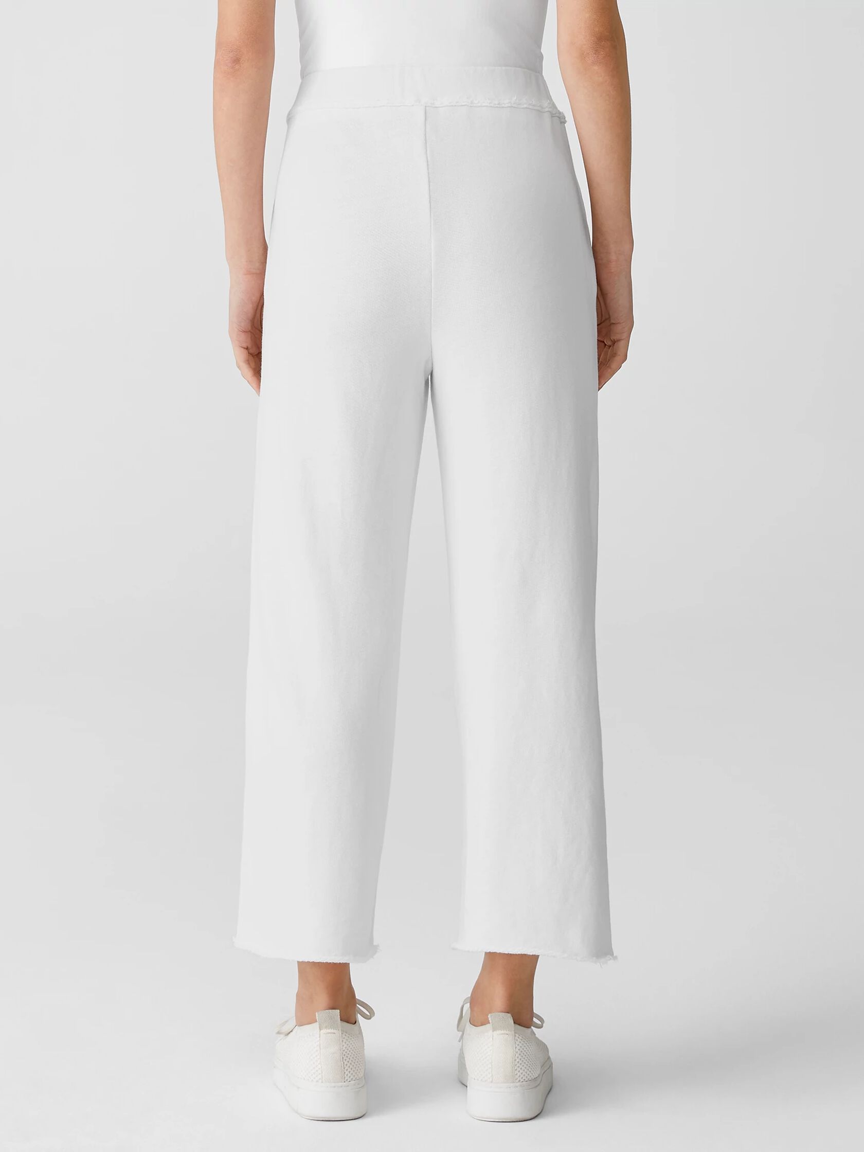 Lightweight Organic Cotton Terry Straight Pant