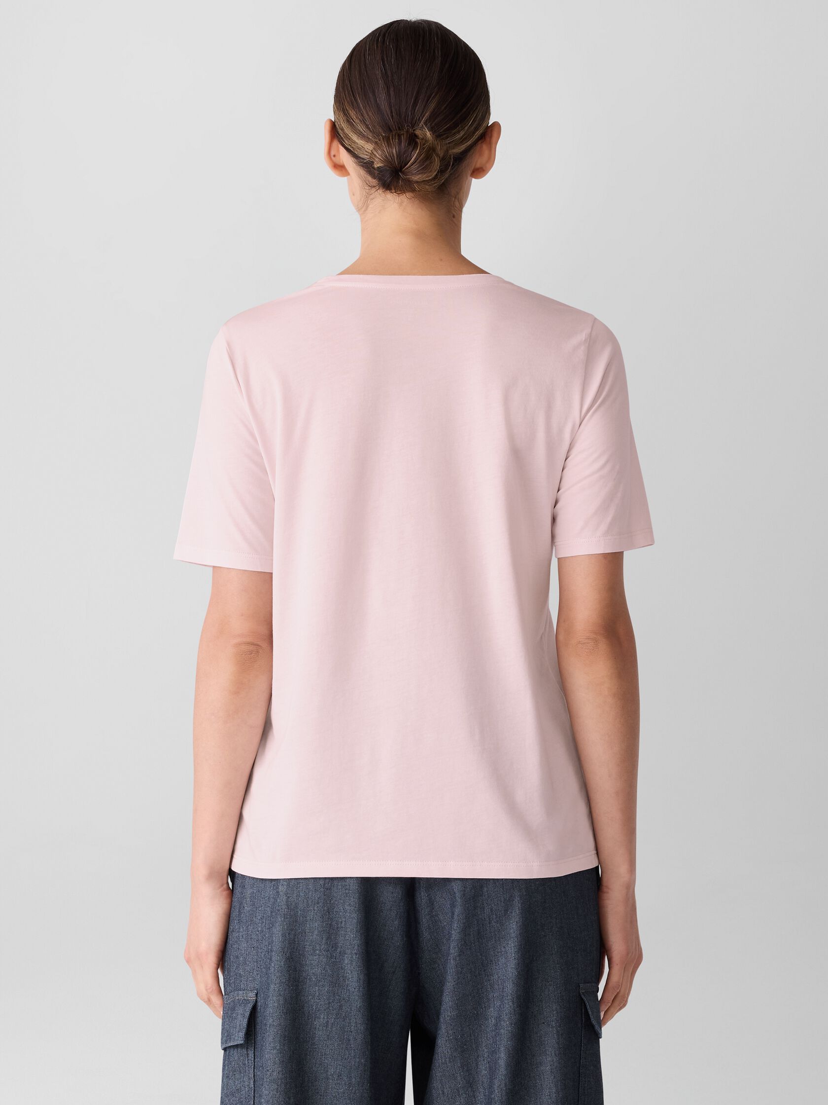 Organic Pima Cotton Jersey Round Neck Tee