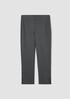 Cotton Blend Ponte Pant with Slits