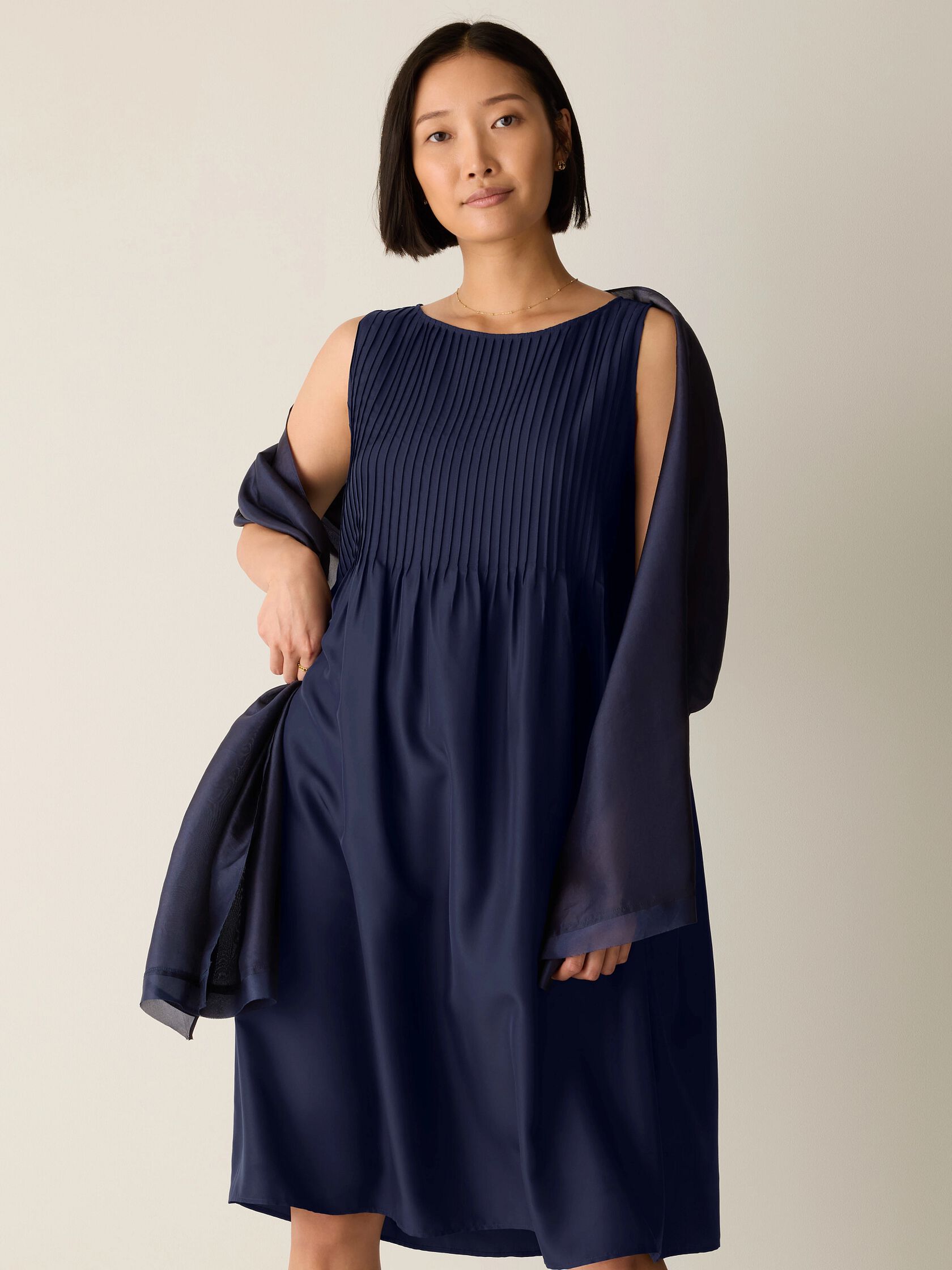 Washed Organic Silk Scarf