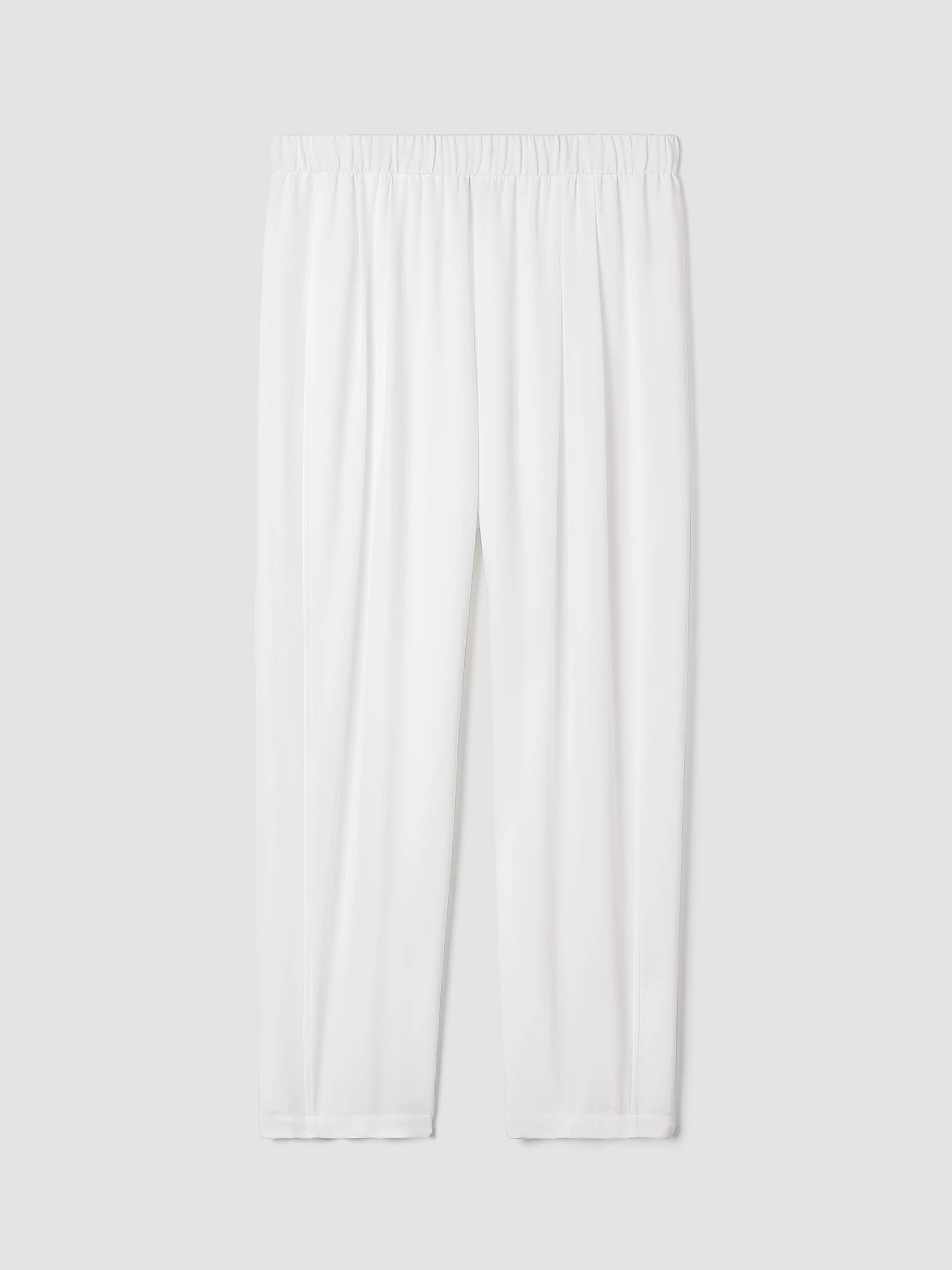 Silk Georgette Crepe Lantern Pant