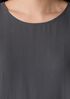 Silk Georgette Crepe Round Neck Tank