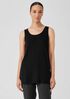 Organic Linen Jersey Long Tank