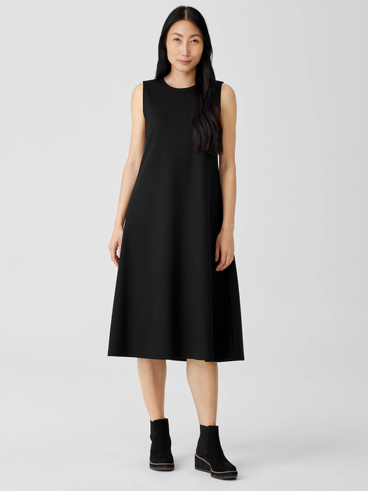 Lightweight Ponte Crew Neck Dress