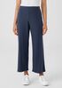Variegated Rib Knit Wide-Leg Pant