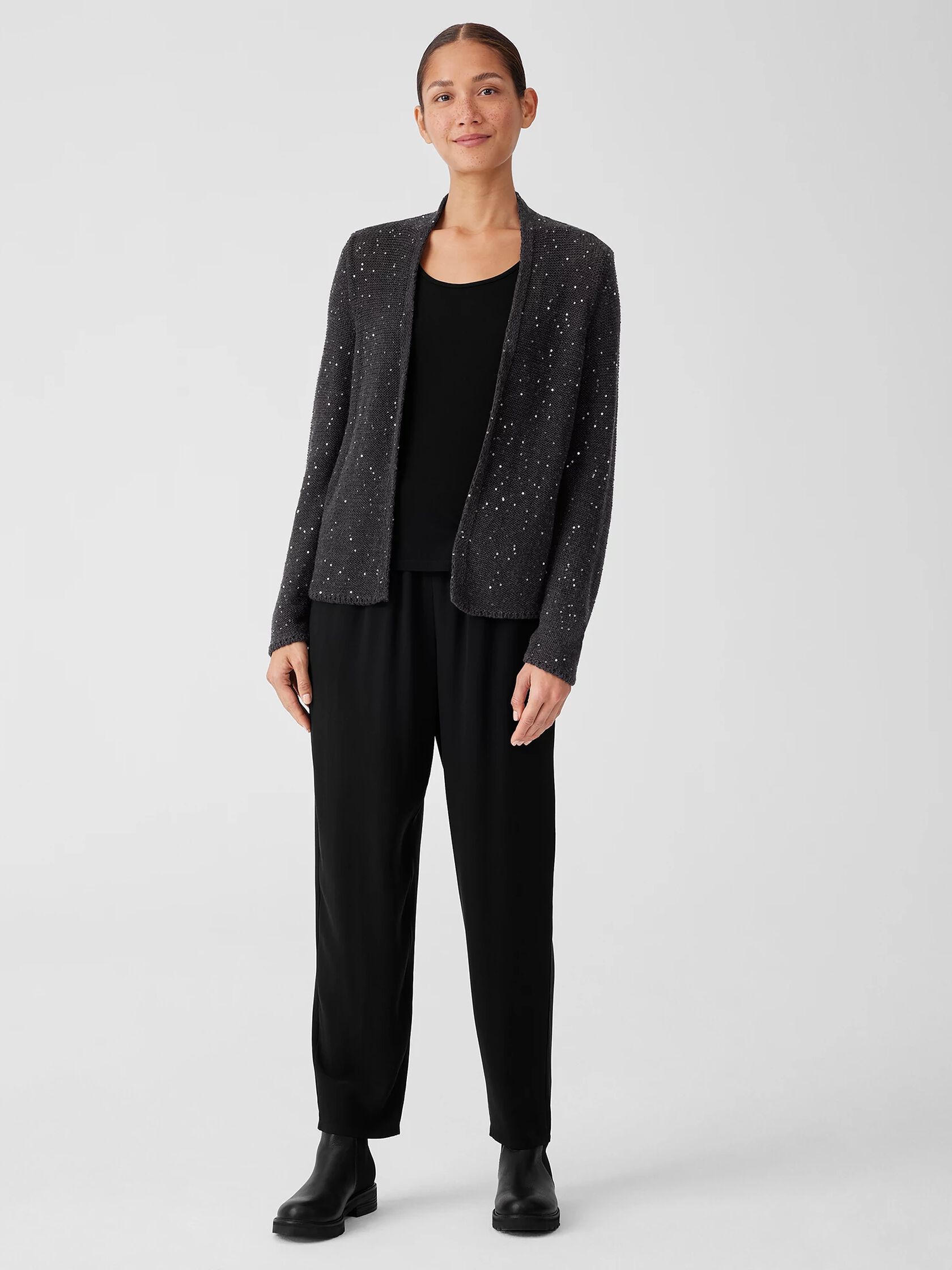 Merino Sequin Cardigan