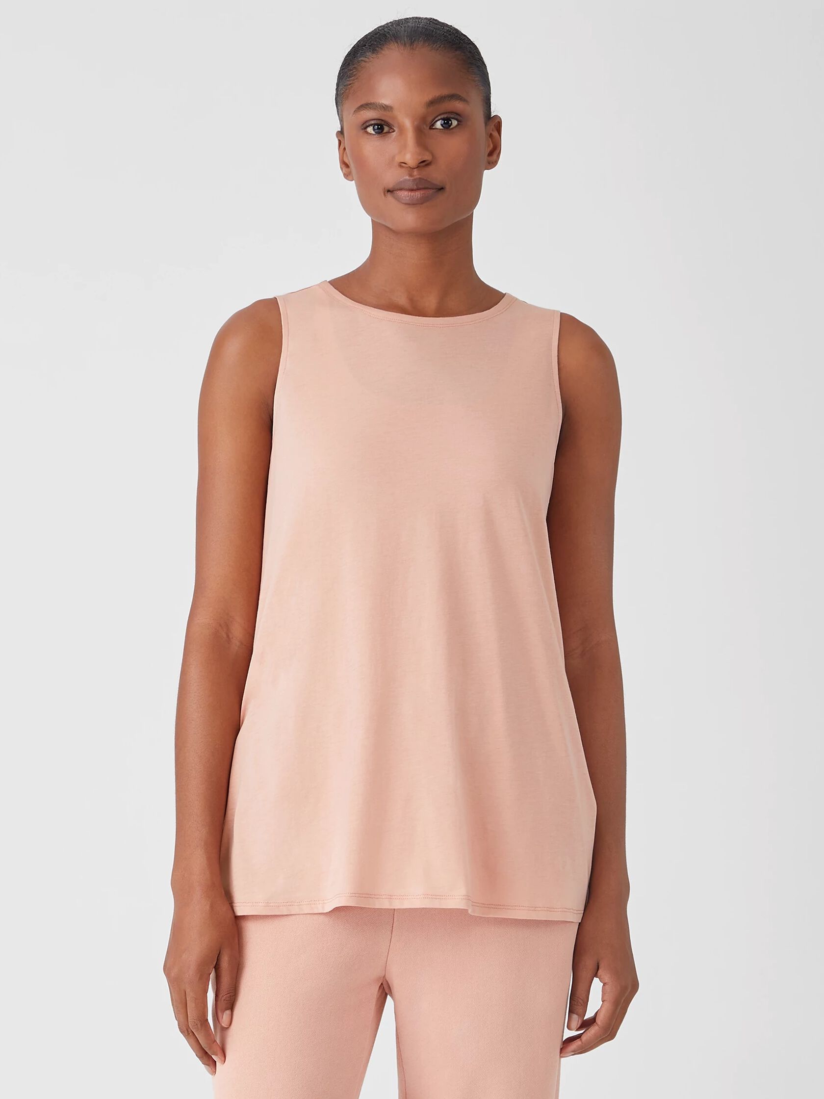 Organic Cotton Easy Jersey Round Neck Tank