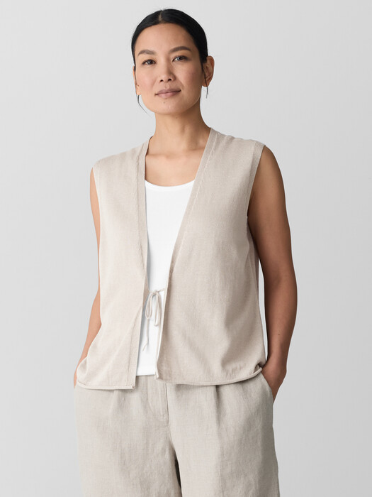 Organic Linen Cotton Vest