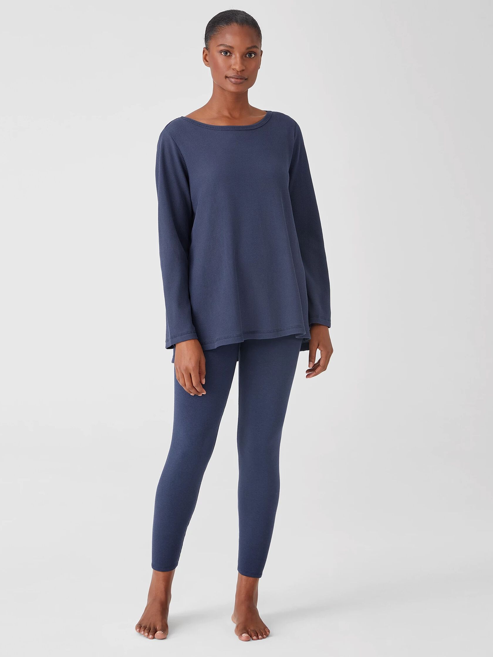 Cozy Brushed Terry High-Waisted Leggings