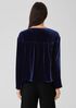 Velvet Ballet Neck Box-Top