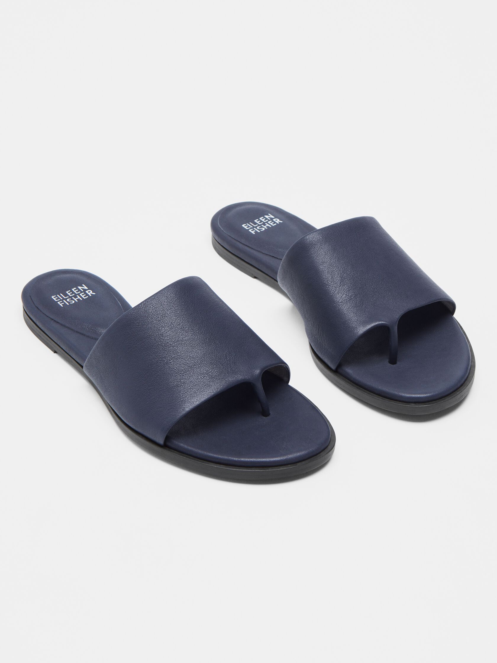 Edge Leather Slide Sandal