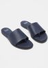 Edge Leather Slide Sandal