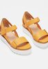 Luck Smooth Leather Wedge Sandal