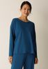 Organic Cotton Interlock Jewel Neck Sleep Top