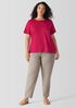 Organic Pima Cotton Jersey Round Neck Tee