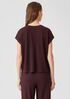 Stretch Silk Jersey Square Top