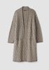 Peruvian Cotton Boucle Fluff Long Cardigan